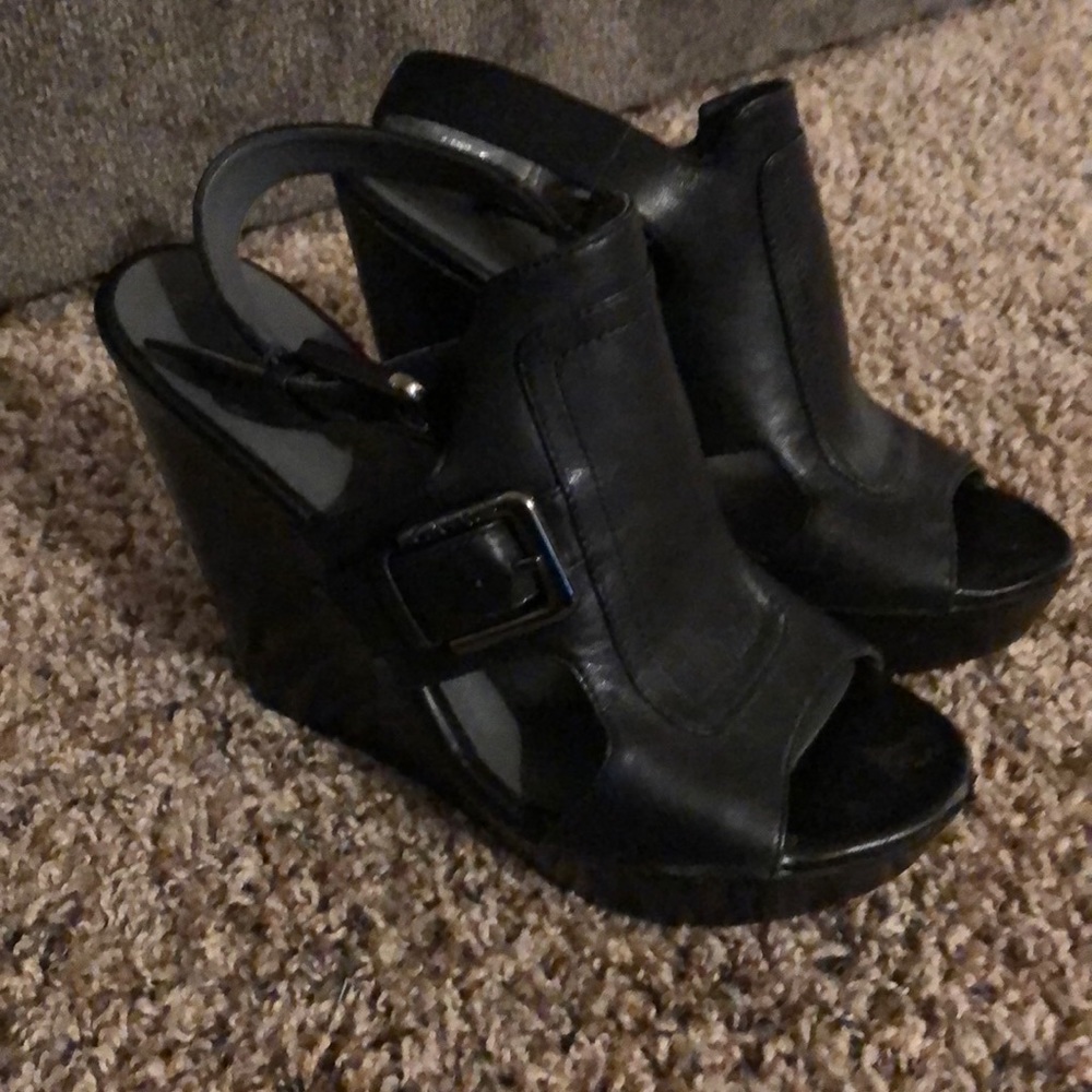 Black Calvin Klein heels